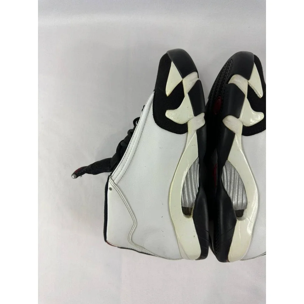 Nike Air Jordan 14 Retro 'Black Toe' 2014 487471-102 Men's Size 8